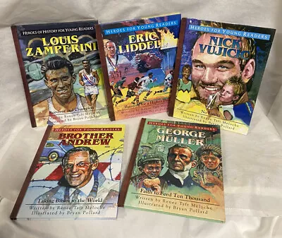 Heroes For Young Readers Series Set Of 4 + 1 Heroes Of History (5 Books) HB • $24.99