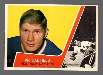 1963 Topps # 54 Vic Hadfield • $15