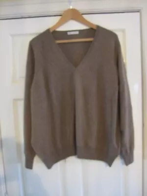 £25 • Buy M And S Autograph V Neck Cashmere Jumper 26-28