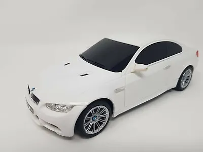 BMW M3 WHITE LED LIGHTS Radio Remote Control Car 1/24 Scale Official • £17.99