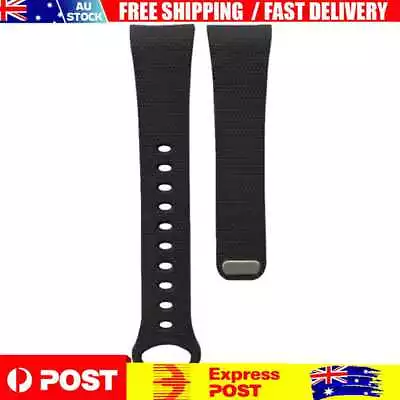 Silicone Watchband Wrist Strap For Samsung Gear Fit 2 SM-R360 (Black L) • $10.39