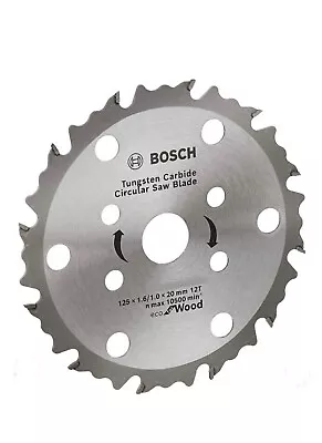 Bosch  125 Mm Circular Wood Blade 12T 2 Fit Makita/Stanley/GMC Stone Tile Cutter • £9.99