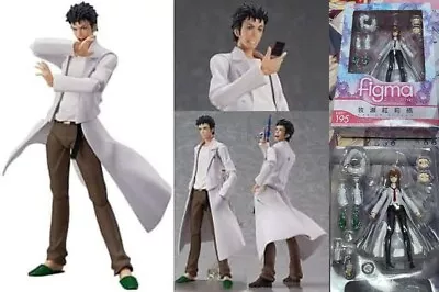 Figma Steins Gate Okabe Rintaro Makise Kurisu Figure Set Of 2 Japan Used • $250