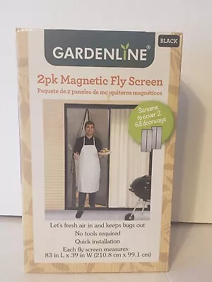 Gardenline Magnetic Fly Screen 83 In X 39 Inch (NEW IN PACKAGE) • $13.47