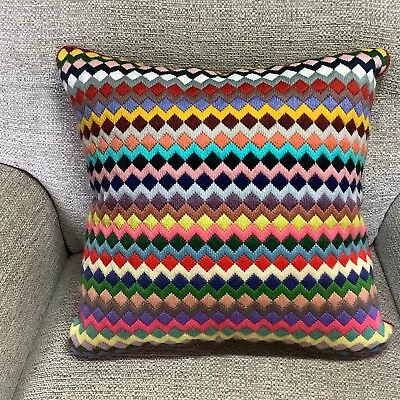 Hand Stitched Tapestry Cushion Using Twilleys Wool • £25