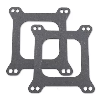 Pair Holley Edelbrock Carb Base Flange Gasket Open Carburetor 4 Barrel 4150 4160 • $6.55