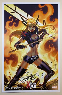 J SCOTT CAMPBELL Signed EXTRAORDINARY X-MEN #1 MAGIK 11  X 17  ART PRINT MARVEL • $49.99