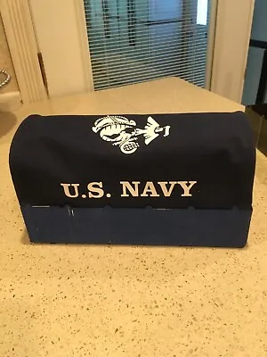 Marx  Military Truck Canopy U. S. NAVY Navy Blue White Print • $30