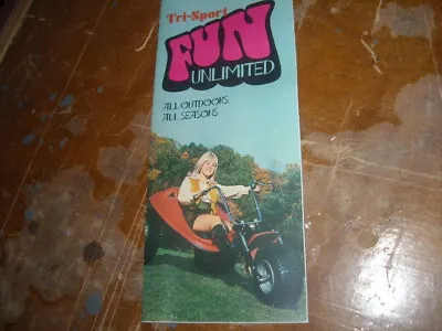 1972 Rare Vintage Tri Sport ATV Brochure Snowmobile 3 Wheeler • $11.04