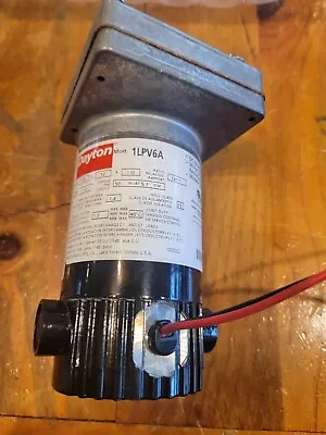 DAYTON  DC Gear Motor 1LPV6A 12 V Tested 17rpm 50in Lbs Torque  • $95