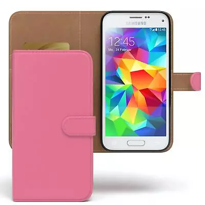 Case For Samsung Galaxy S5 Mini Case Wallet Protector Cover Cover Pink • $18.05