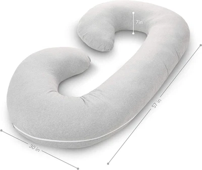 $48.50 • Buy Pharmedoc Pregnancy Pillow, U-Shape Full Body Pillow And Maternity Support