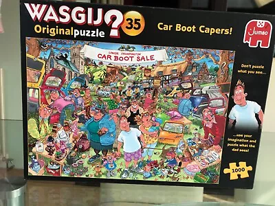 Wasgij Original Jigsaw  Puzzle 1000 Pieces Number 35 Car Boot Capers  • £5
