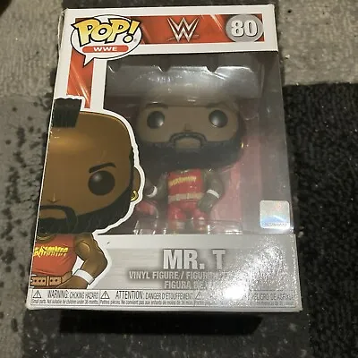 Funko Pop! WWE: HULKAMANIA MR. T #80 Damaged Box • £7.50