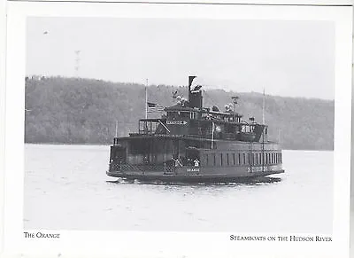 ~Post Card~ The Orange Ferry Built 1914 *.Steamboats On Hudson River {G125-S3} • $4.37