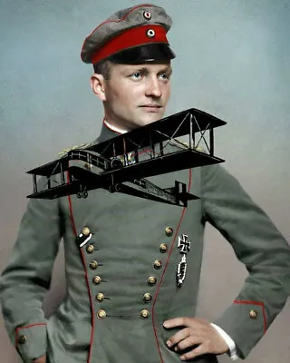 MANFRED VON RICHTHOFEN RED BARON PRIVATE PRINTING PICTURE 6.0 X 4.8 Inches • $5
