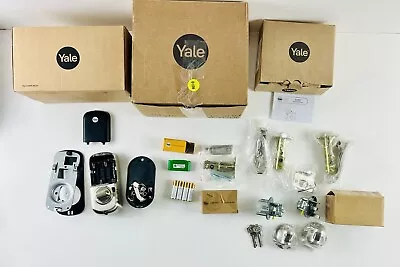 Yale Security Assure Lock Sl Satin Nickel Double-Cylinder Deadbolt With Lighted • $249.99