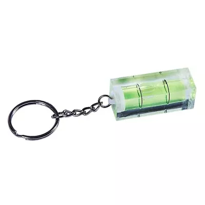 Spirit Level Tool Mini Keyring Pocket Size Gadget Novelty Gift Keychain • £2.56