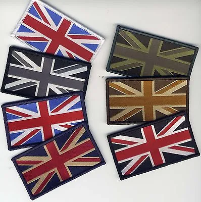 Union Jack UK Flag Badge Patch 8cm X 4.5cm • £2.38