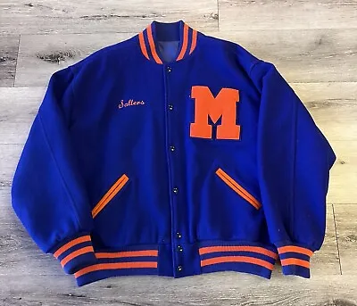 Vintage TM Athletics Varsity Jacket Size 50 Letterman Morgan State University • $60