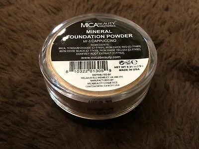 Mica Beauty Makeup Mineral Foundation Powder #MF-5 Cappuccino MicaBella 12/2024 • $46.99