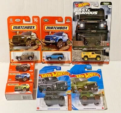 2023-22 Matchbox & Hot Wheels Land Rover Defender 90 & 110 Favorites - You Pick! • $8.95