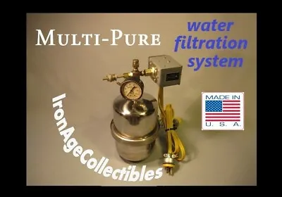 Multi-Pure Water Filter System -Installed Penn & Norgren Precision Fluid Control • $384