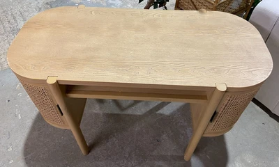 $1295 • Buy Rattan/Cane 4' Writing Desk