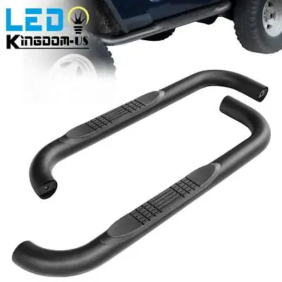 3  Running Boards For 1987-2006 Jeep Wrangler YJ TJ  Side Steps Nerf Bars Black • $116.85