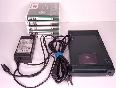 $59.99 • Buy Iomega External SCSI Jaz Drive Model V1000S With Power Cord And 5 1GB Mac Disks