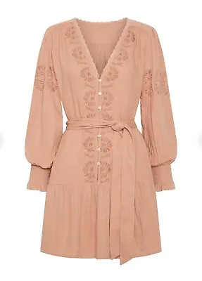 $90 • Buy Arhem Daphne Tunic Dress In Dusty Rose - NWT