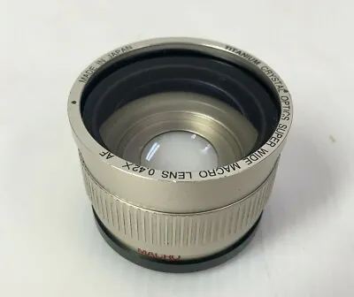 Vintage Titanium Crystal Optics Super Wide Macro Lens 0.42X AF Made In Japan • $16.99