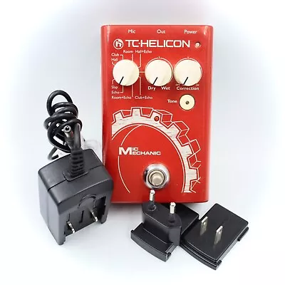 TC Helicon Mic Mechanic V1 With Adapter Vocal Effect Pedal 12596418 • $170