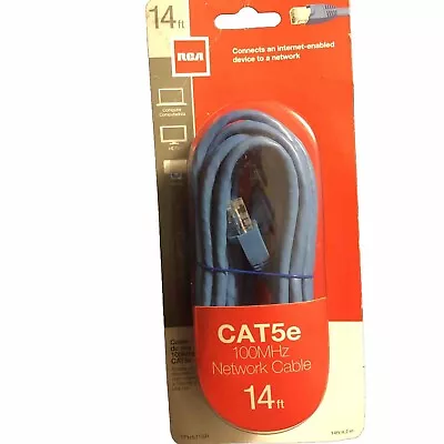 RCA CAT5e 100MHz Network Cable 14 Ft 100MHz TPH531BR - NEW In Packaging • $0.99