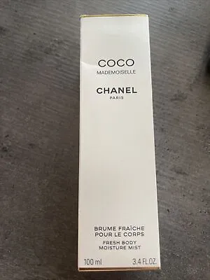 EMPTY BOX  Coco Chanel Mademoiselle Fresh Body Moisture Mist 100ml • £8.99