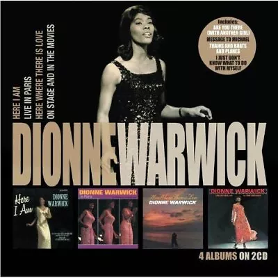 DIONNE WARWICK - Here I Am/live In Paris/here Where There Is Love/on Stage And • $56.75