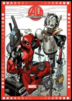 2013 UD Marvel Now!  CUTTING EDGE VARIANT COVER  Card #129-HA...AGE OF ULTRON #1 • $4