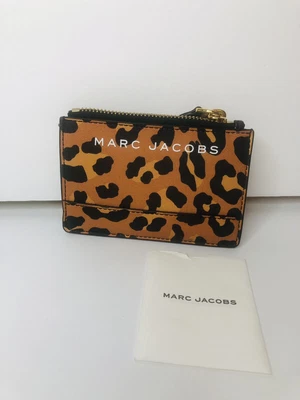 $89 • Buy Marc Jacobs Animal Print ID  Wallet Credit Card Holder Coin Purse NWOB