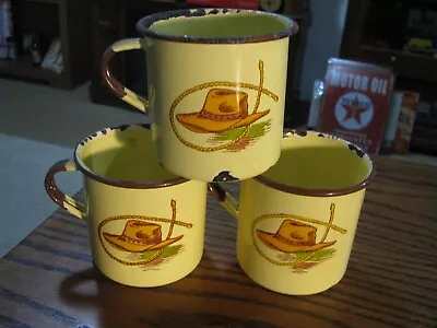 3 Monterrey Western Ware Mugs  # SH 3 • $39.99