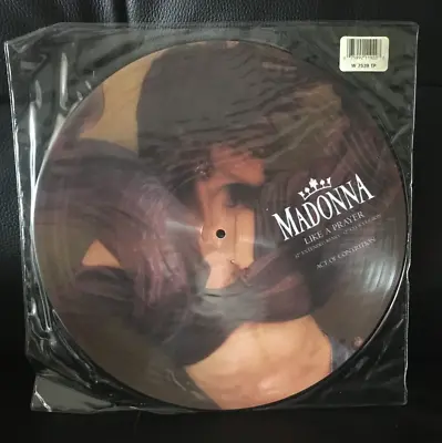 Madonna  Like A Prayer NEW UNPLAYED PIC Picture Disc 12'' Vinyl Single 1989 OOP • $67.80