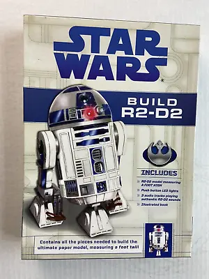 STAR WARS Build R2-D2 Paper Model Kit LED Lights Sound Module • $15