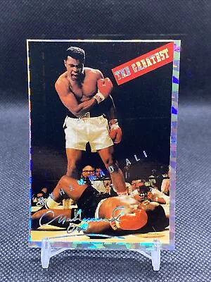 Boxing Card Promo- Muhammad Ali/ Heavyweight/ The Greatest/ Silver Foil Ed./1750 • $2