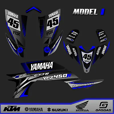 Yamaha YFZ 450 Graphics Kit 2003 2004 2005 2006 2007 2008 Stickers Decals Kit • $141.40