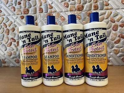 4pk Mane N Tail Color Protect Shampoo Conditioner Large Size 27.05 Oz • $52
