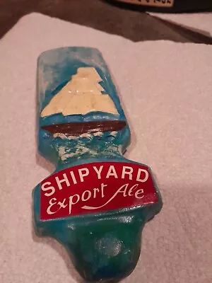 Vintage Shipyard Export Ale Ceramic Beer Tap Handle • $16