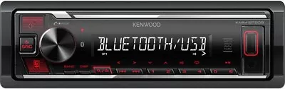 KENWOOD KMM BT209 Single Din Car Stereo Headunit With Bluetooth USB Alexa • £99