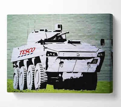 Tesco Army Banksy Canvas Wall Art Home Decor • £59.99