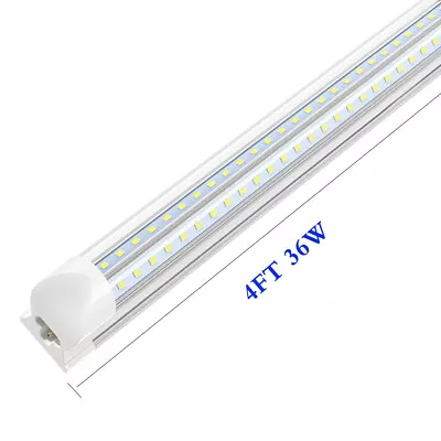 4FT T8 LED Shop Light Fixture 36W 60W LED Tube Light Bulbs 6500K Integrated US • $217.44