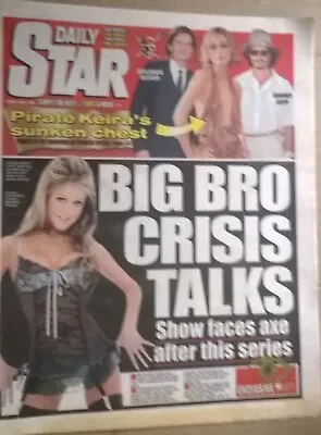 DAILY STAR 4 July 2006 - Selena (Page 3) Malene Espensen Cheryl Big Brother • £3.99