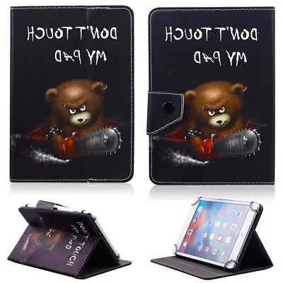 Universal Chainsaw Bear Case For IPad Samsung 7  8  10.1  Tablet PU Stand Cover • $11.27